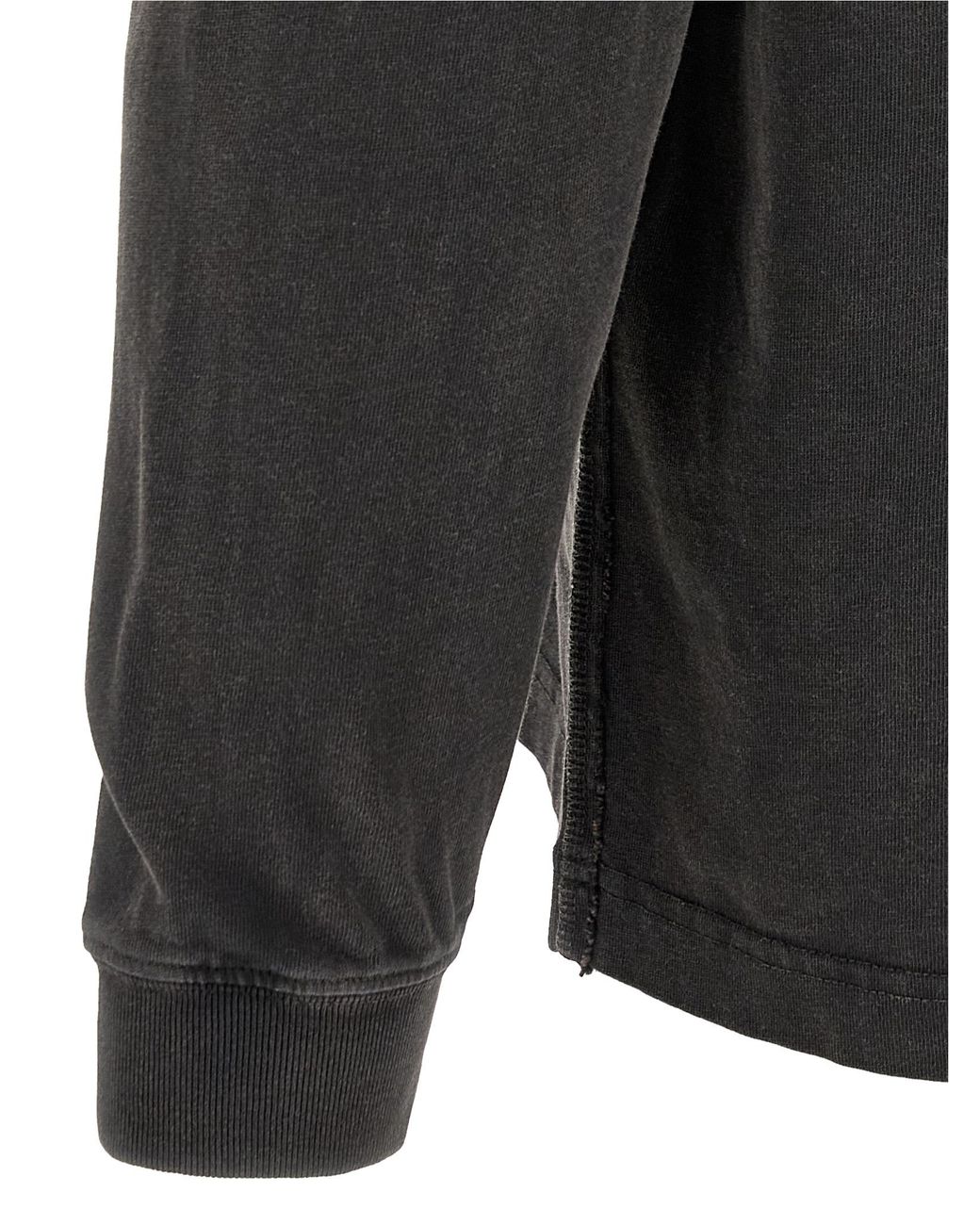 Maison Kitsuné Gray Organic Cotton T-Shirt for men