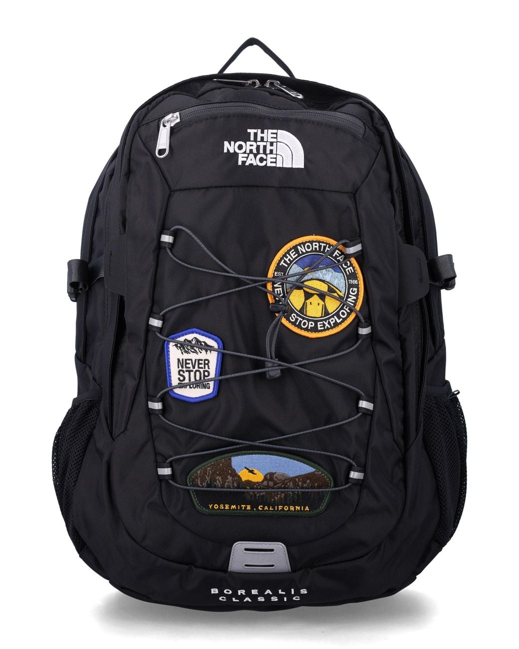 The North Face Black Borealis Classic Patch Backpack for men