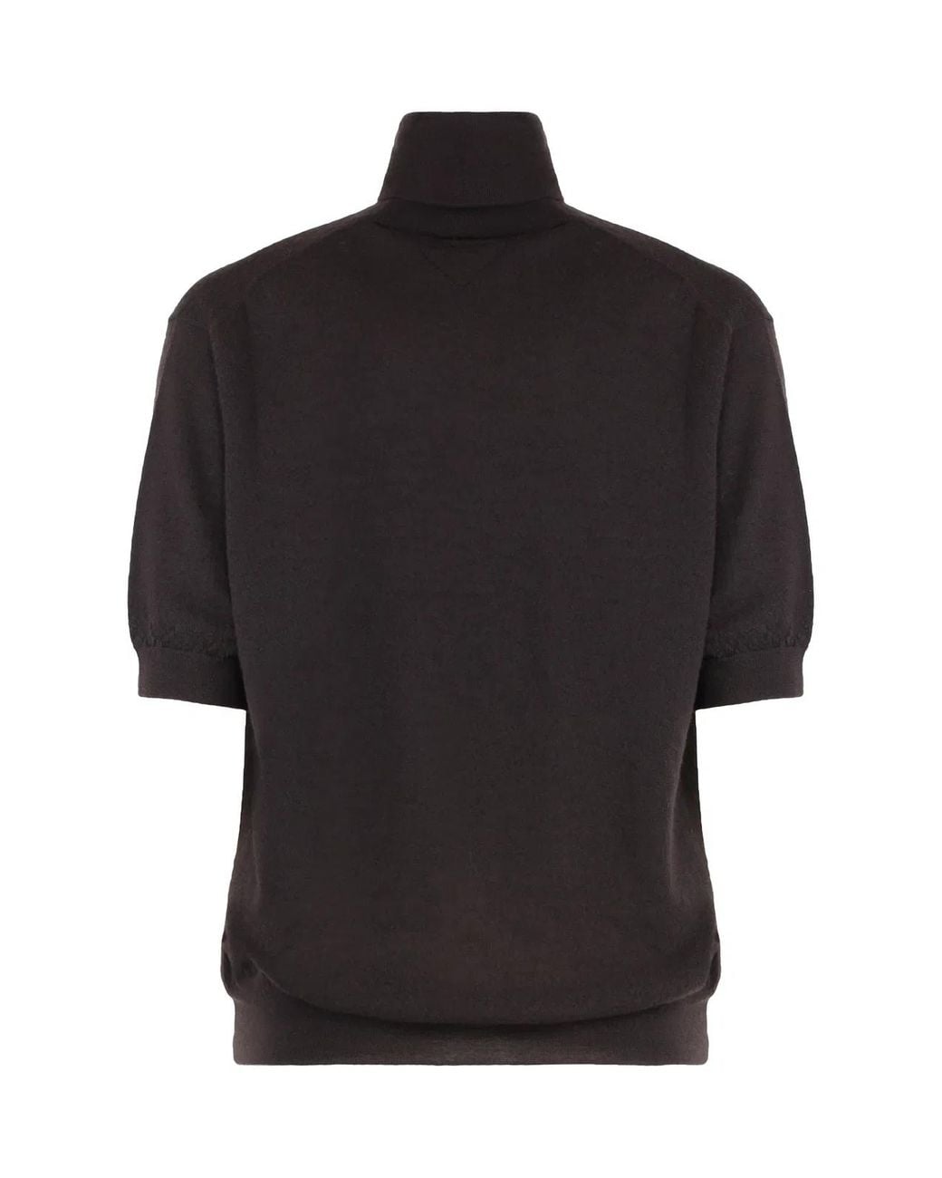 Prada Black Solid Turtle Neck Sweater