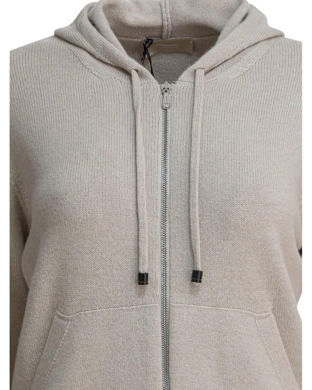 Drumohr Gray Cashmere Knitwear