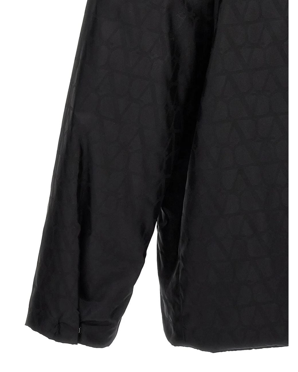 Valentino Garavani Black 'Toile Iconographe' Reversible Jacket for men