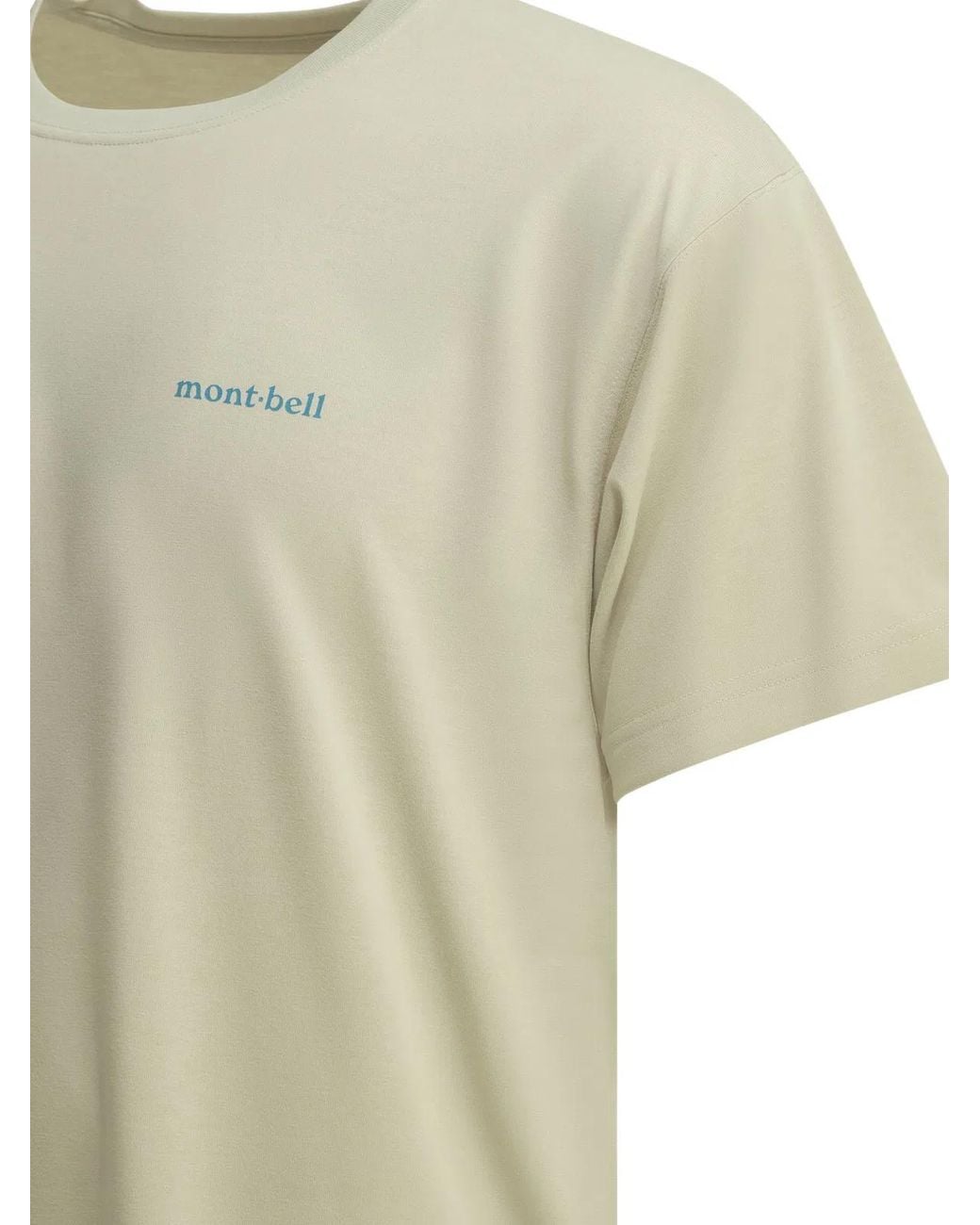 Montbell White Polyester T-Shirt for men