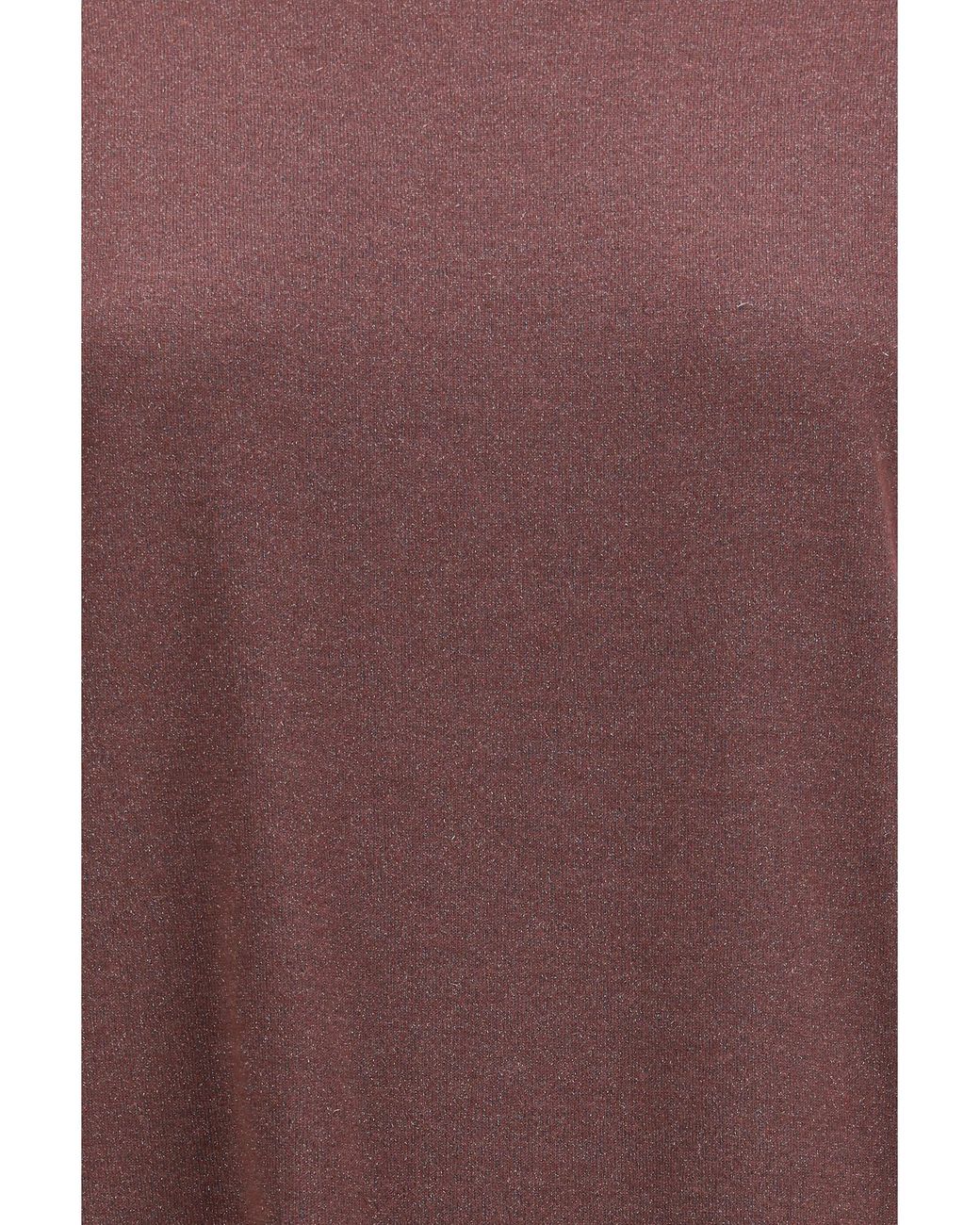 Brunello Cucinelli Purple Cashmere Glitter T-Shirt