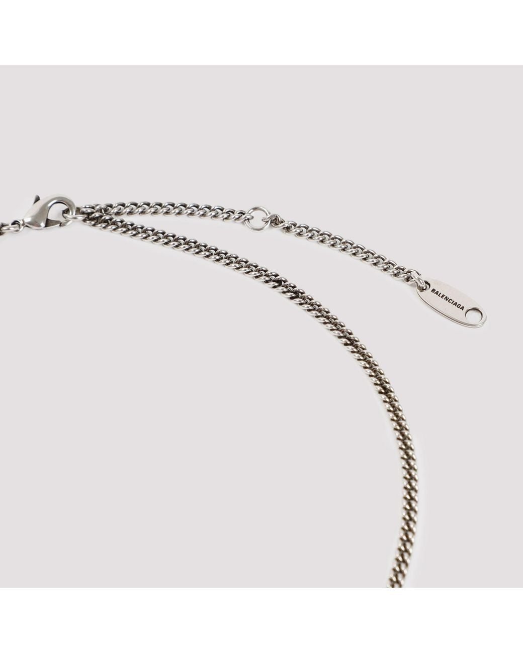 Balenciaga Metallic Bb Icon Necklace