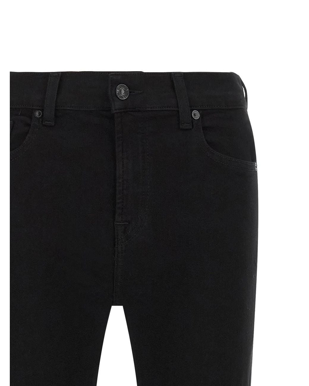 7 For All Mankind Black 'Bootcut' Jeans