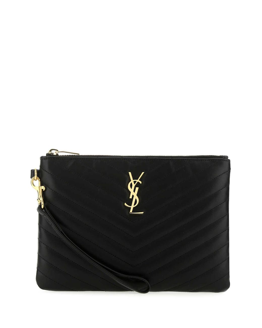 Saint Laurent Black Ysl Pouch Mono