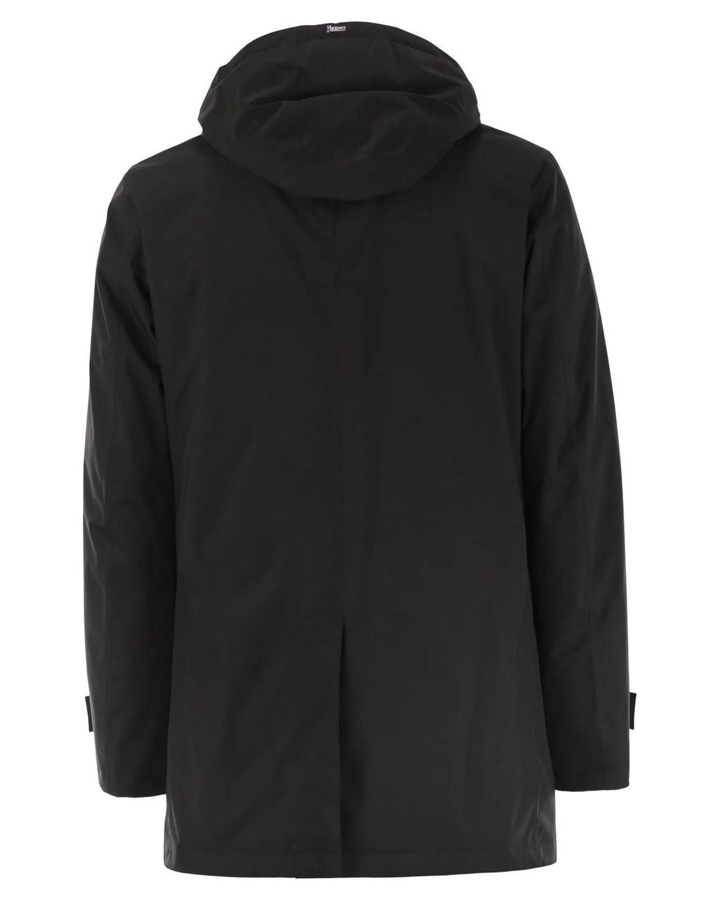 Herno Black Waterproof 2-Layer Laminar Fabric for men