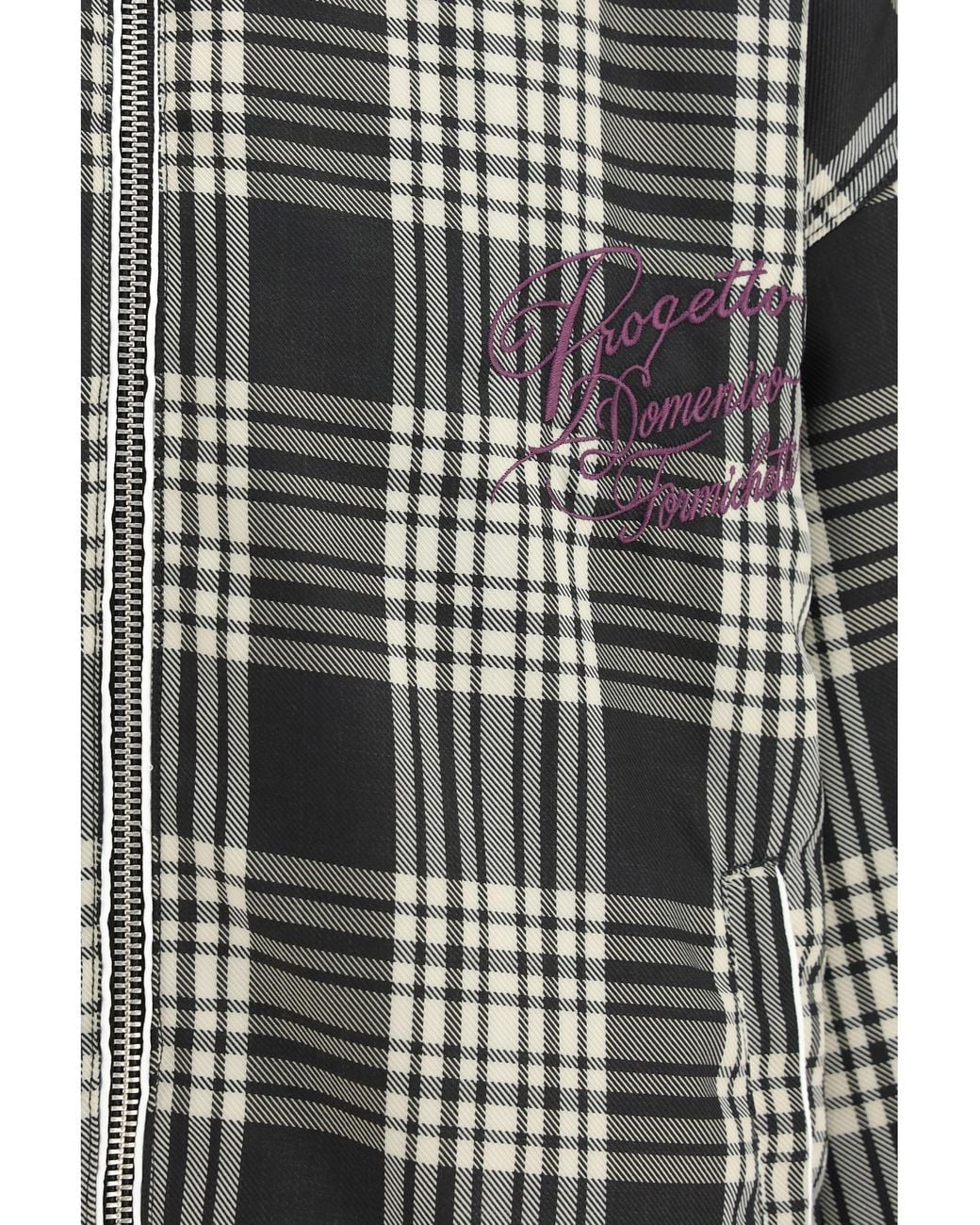 PDF Black Reversible Hooded Bomber for men