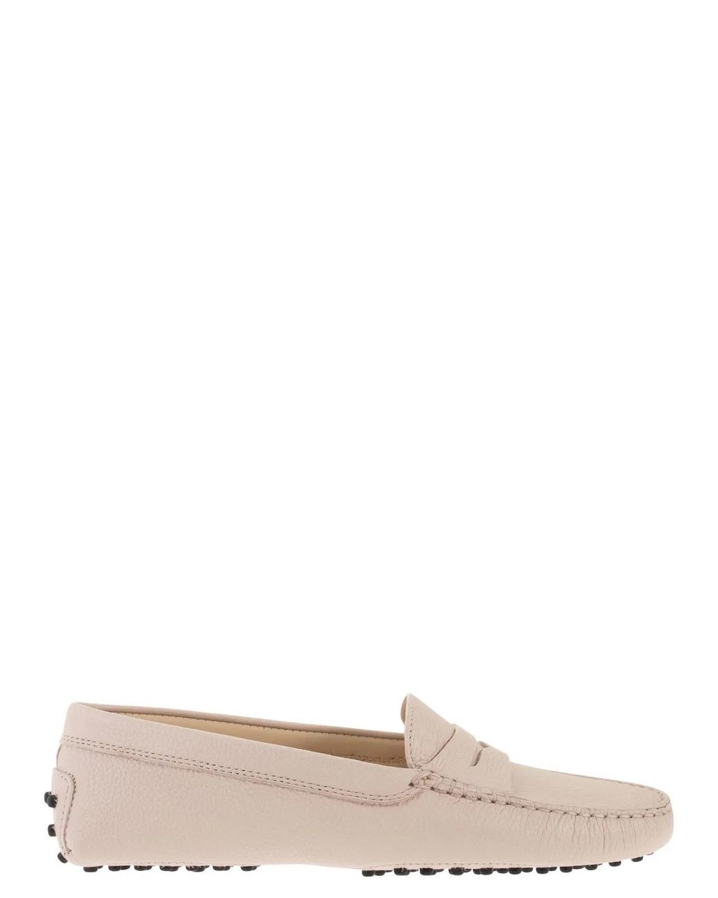 Tod's Pink Leather Loafer