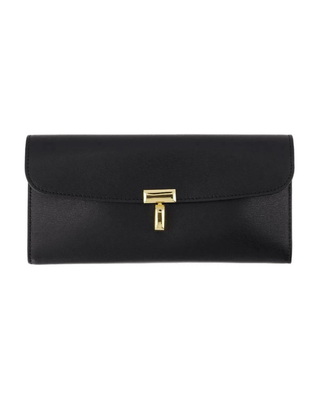Totême Black T-Lock Wallet