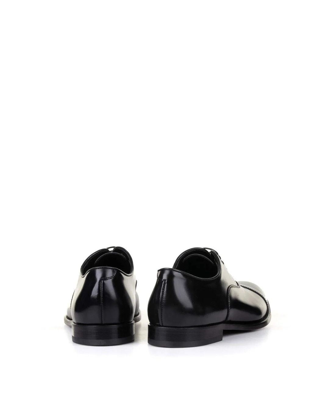 Doucal's Black Oxford Shoes for men