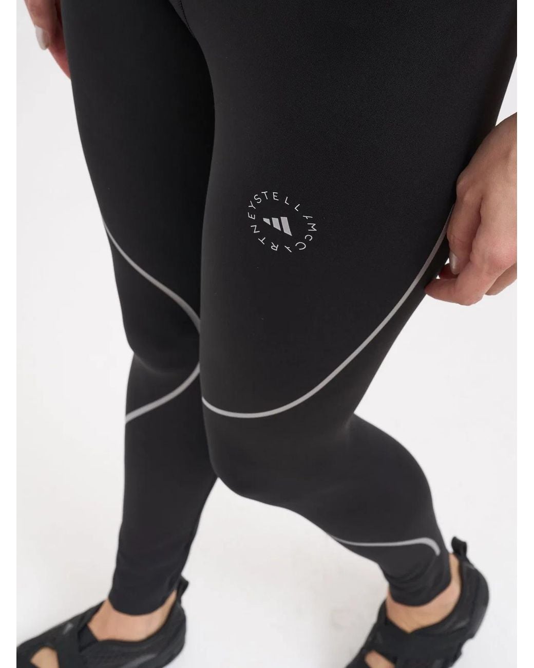 Adidas By Stella McCartney Black Adidas By Stella Mccartney Leggings Da Running