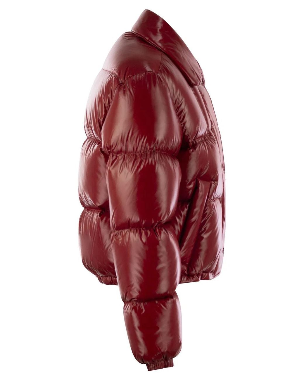 Fay Red 3-Hook Cropped Down Jacket