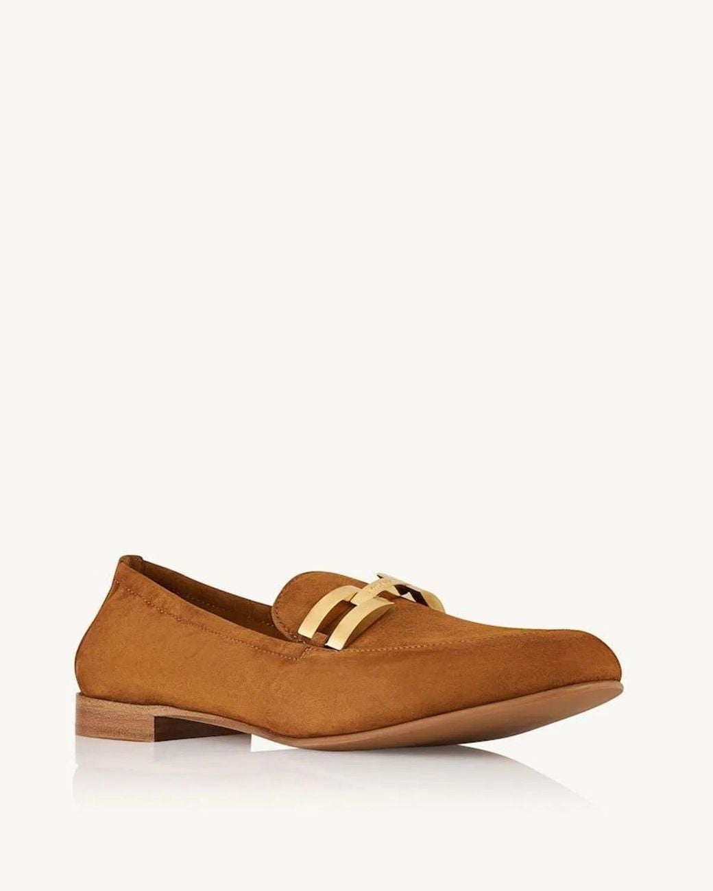 Aquazzura Brown Brandi Soft Mocassin Loafer