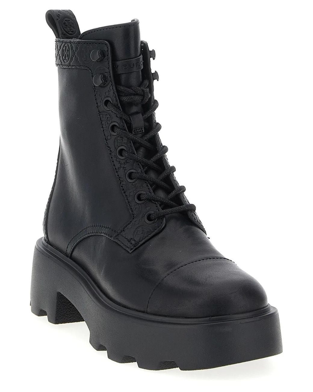 Tory Burch Black Combat Boot