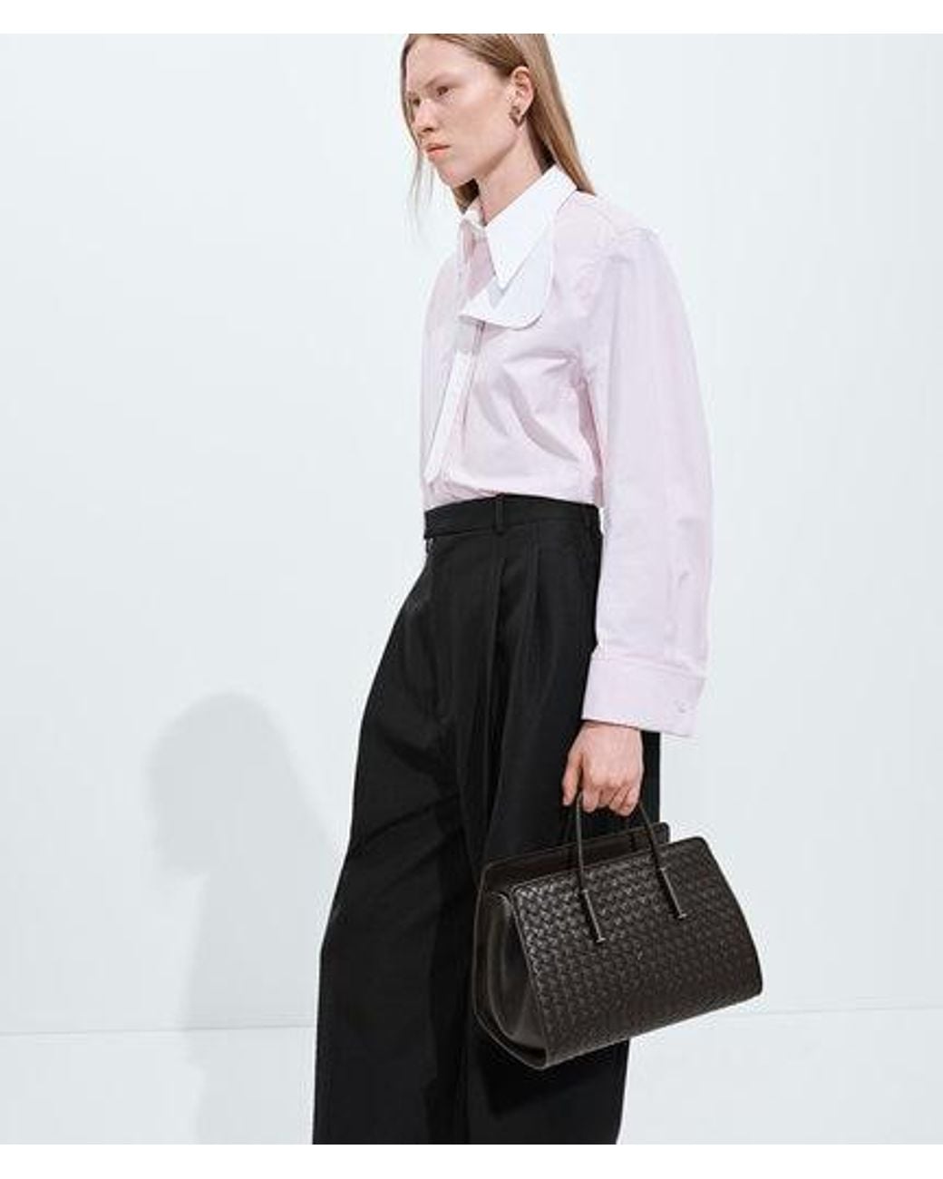 Bottega Veneta Black Barbara Tote Bag