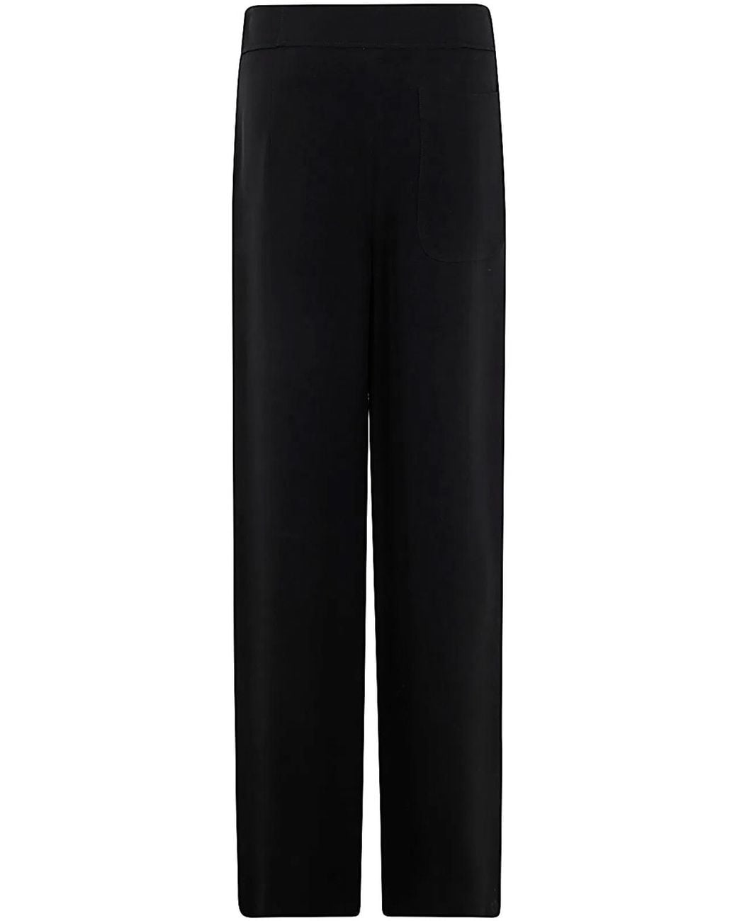 Giorgio Armani Black Silk Pants