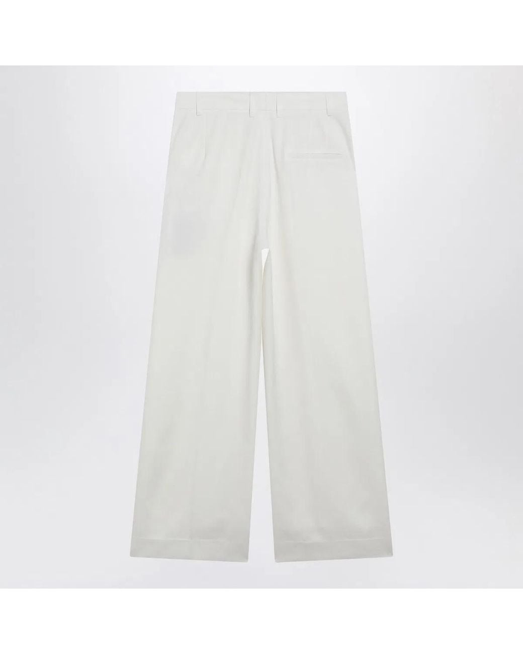 Frankie Shop White Brickell Woolblend Trousers