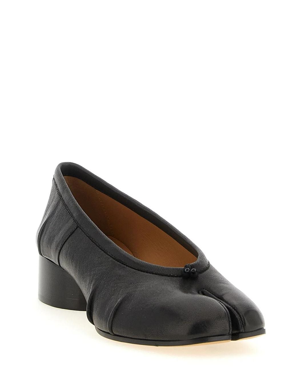 Maison Margiela Black 'Tabi' Ballet Flats