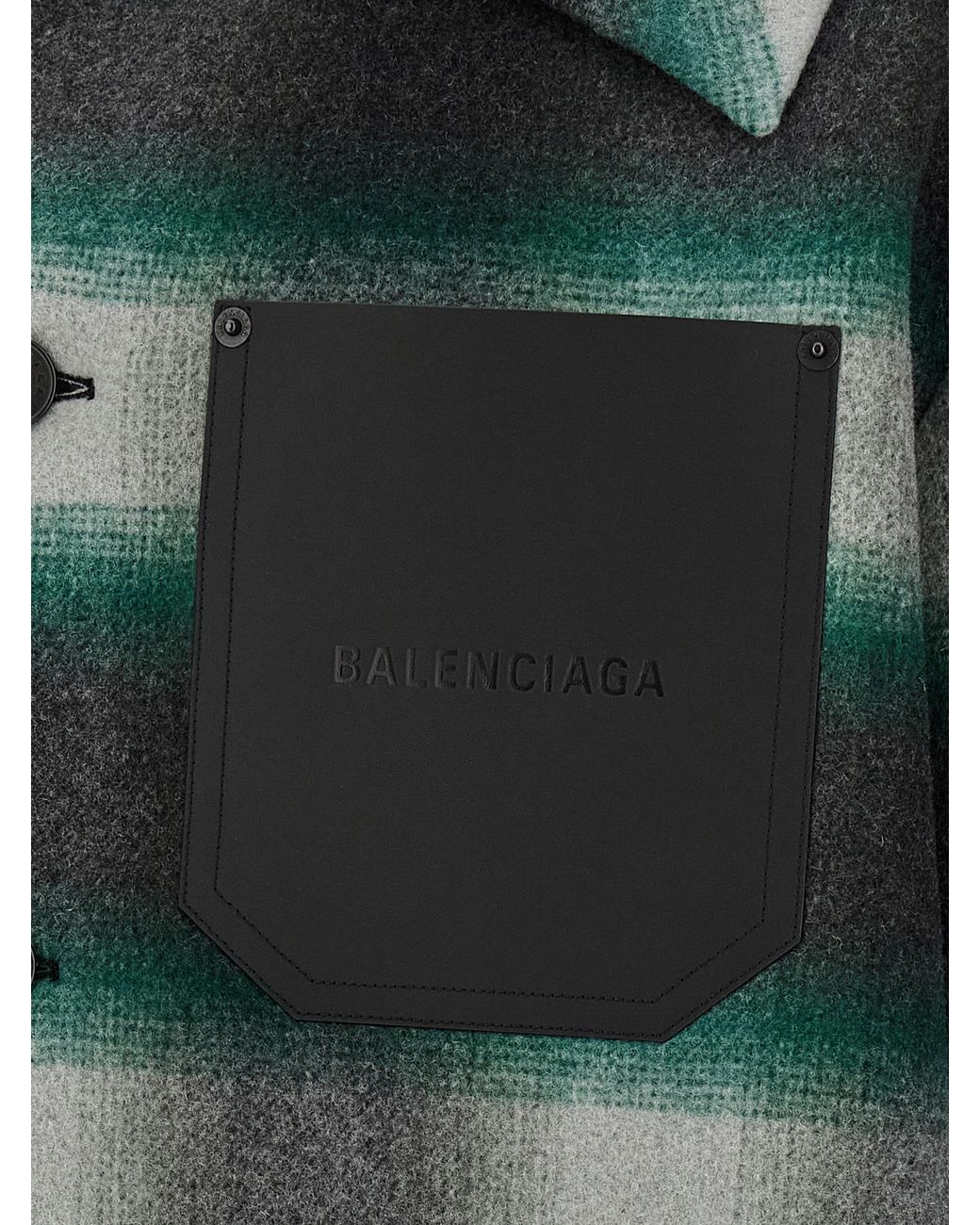 Balenciaga Green 'Workwear Cocoon' Jacket for men