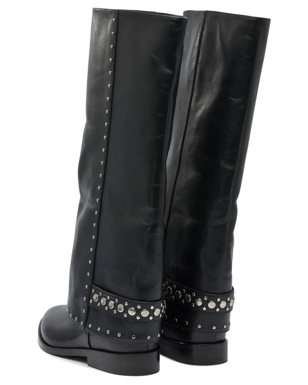 Strategia Black Rubber Boots