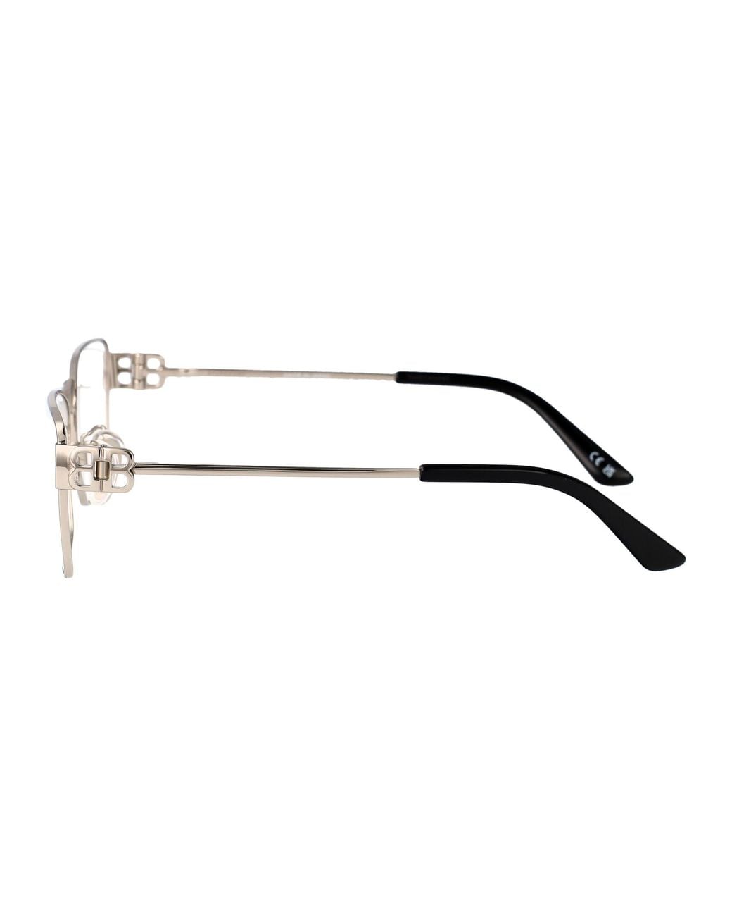 Balenciaga Metallic Transparent Metal Glasses