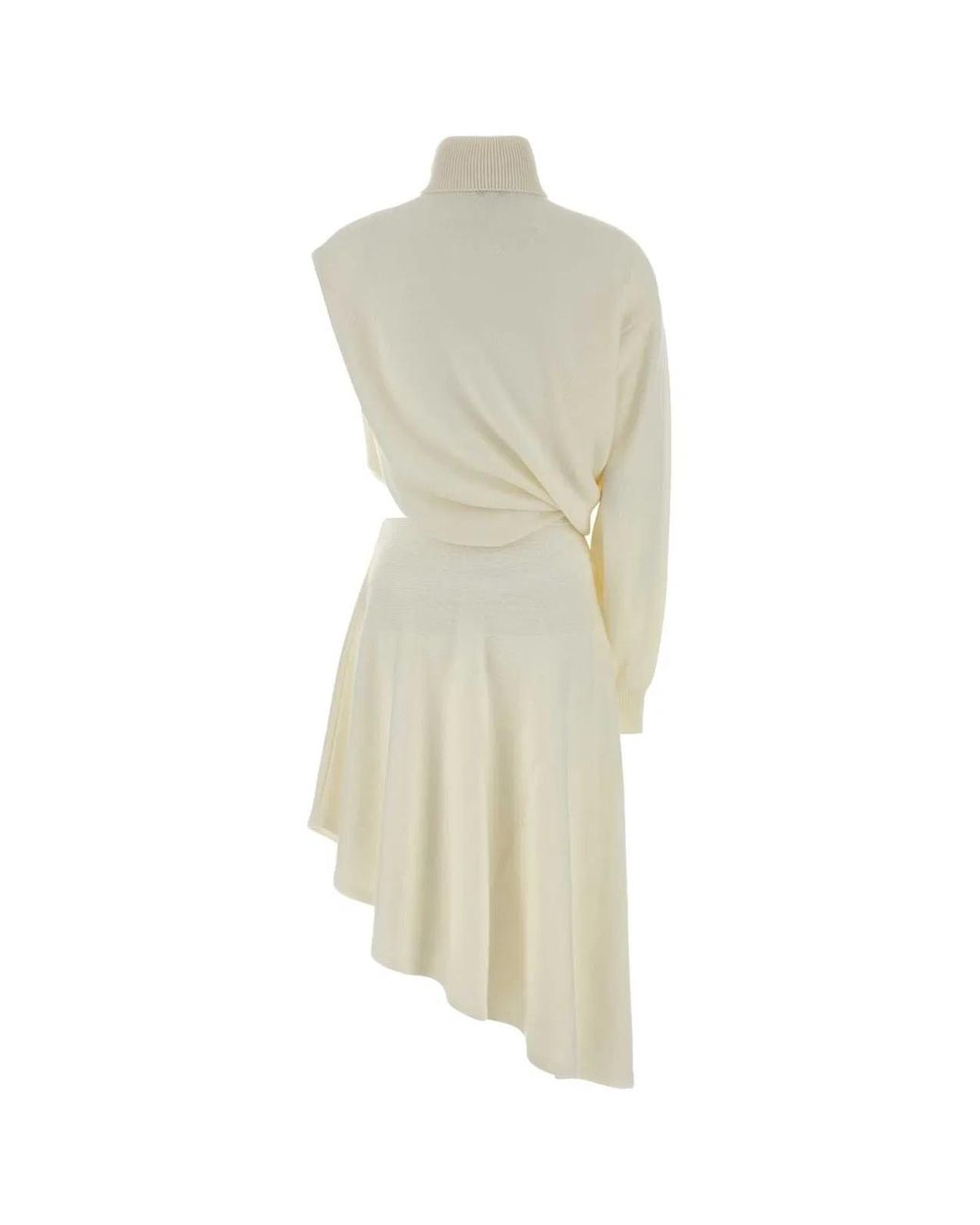 Alaïa White Alaia Ivory Wool Dress