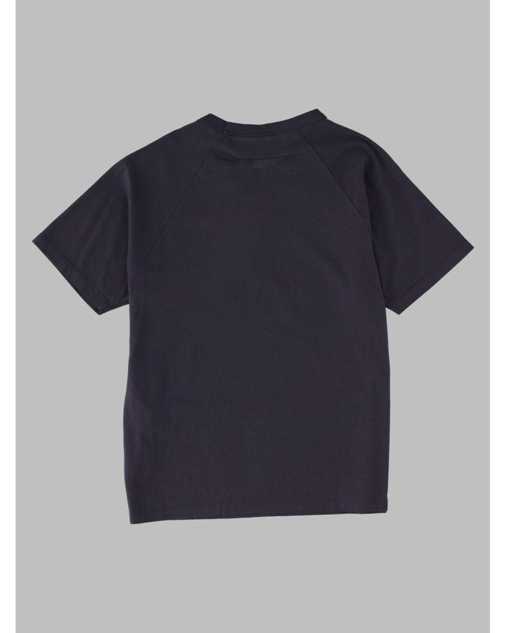 MM6 by Maison Margiela Blue T-Shirt Con Pannello Frontale