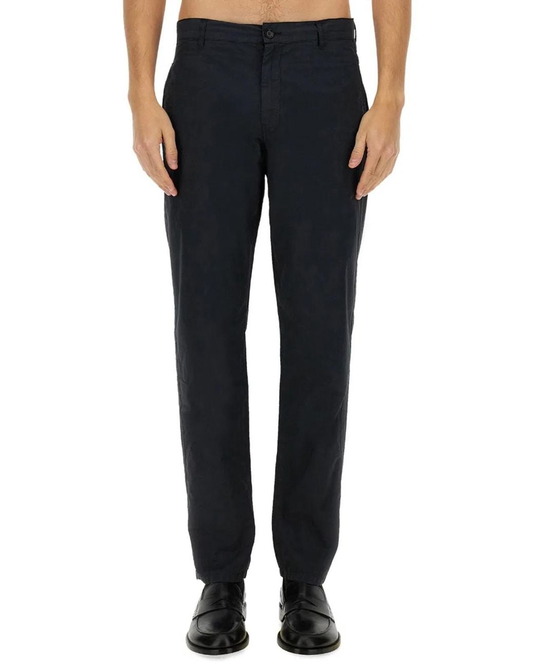 Aspesi Blue Chino Pants for men