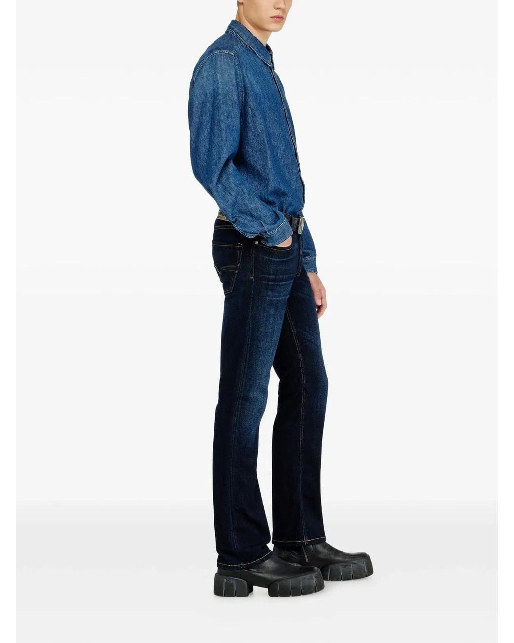DIESEL Blue 1985 Larkee L.32 Pants for men