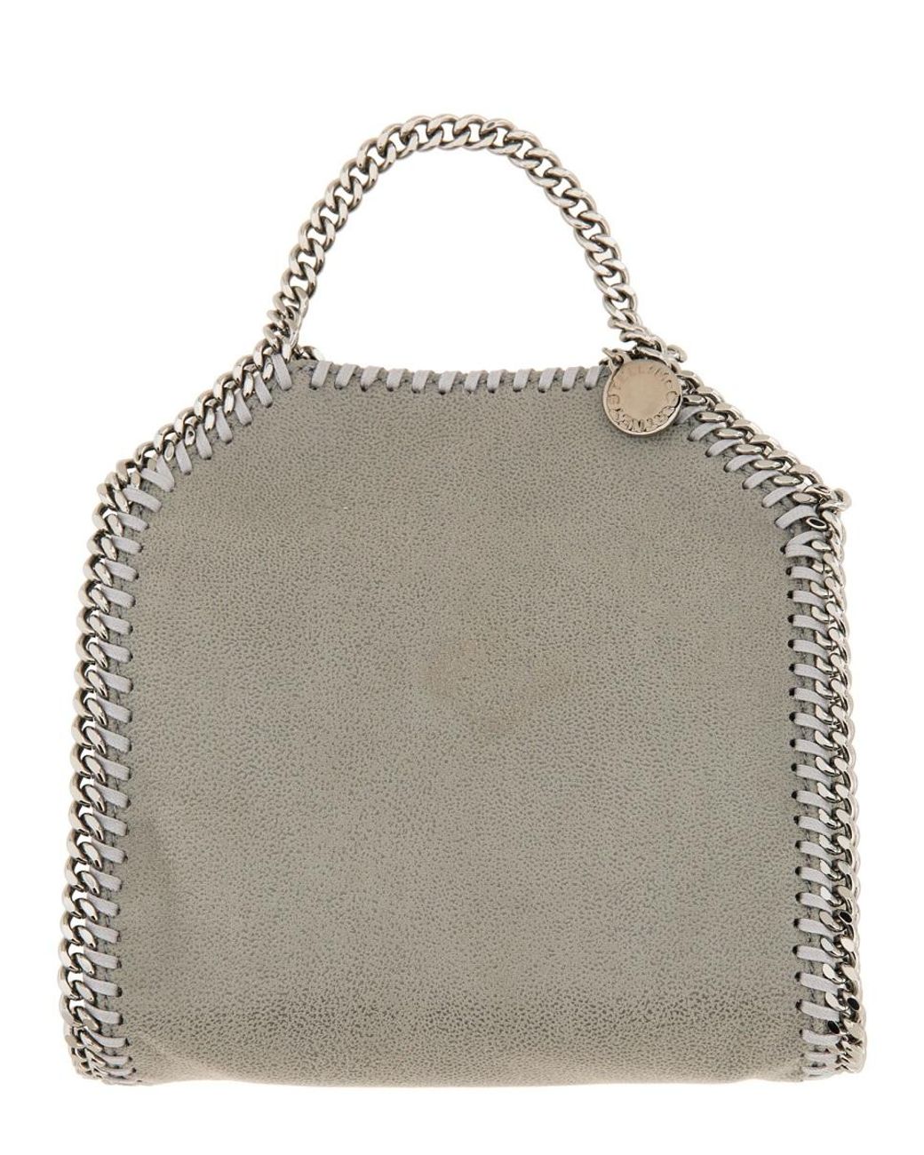 Stella McCartney Gray Falabella Tiny Bag Polyester Shoulder