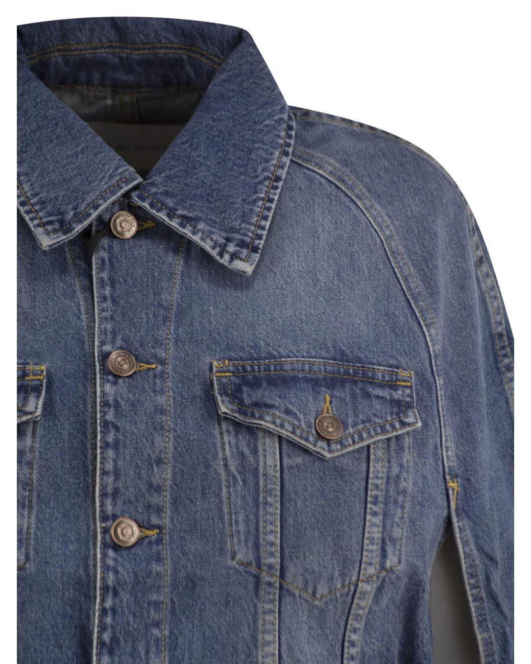7 For All Mankind Blue Denim Jacket