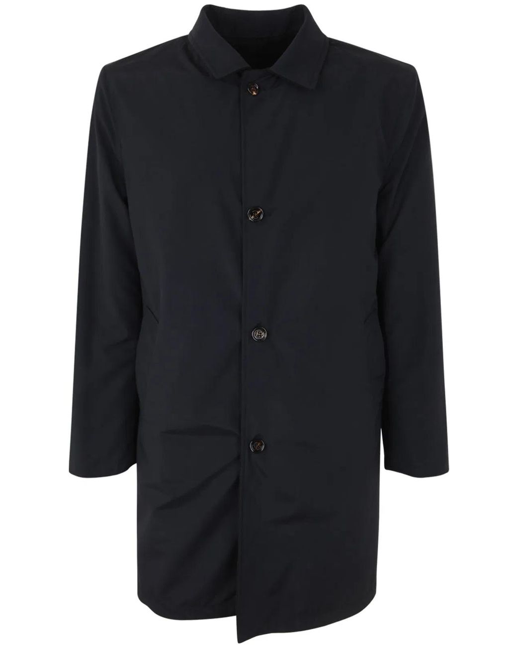 KIRED Black Peak Reversible Coat for men