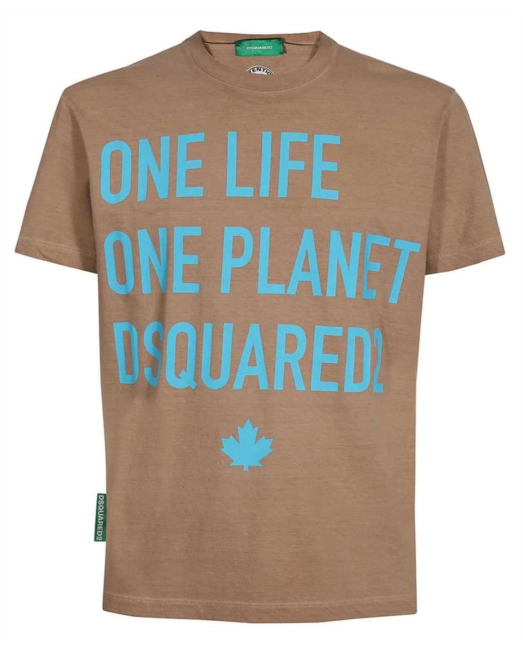 DSquared² Blue Cotton Crew-Neck T-Shirt for men