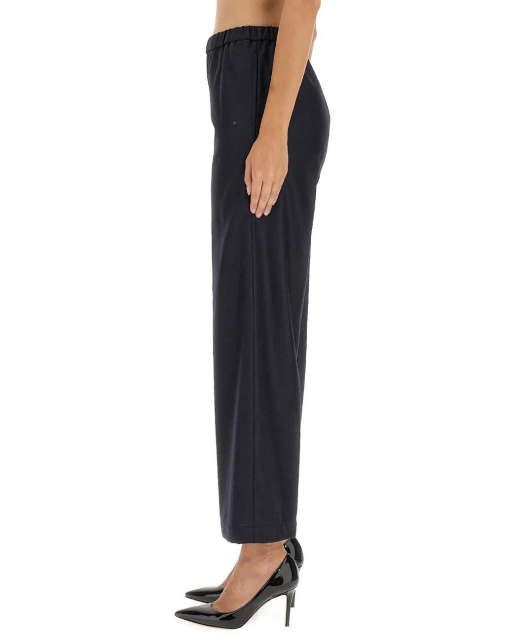 Aspesi Black Wool Pants