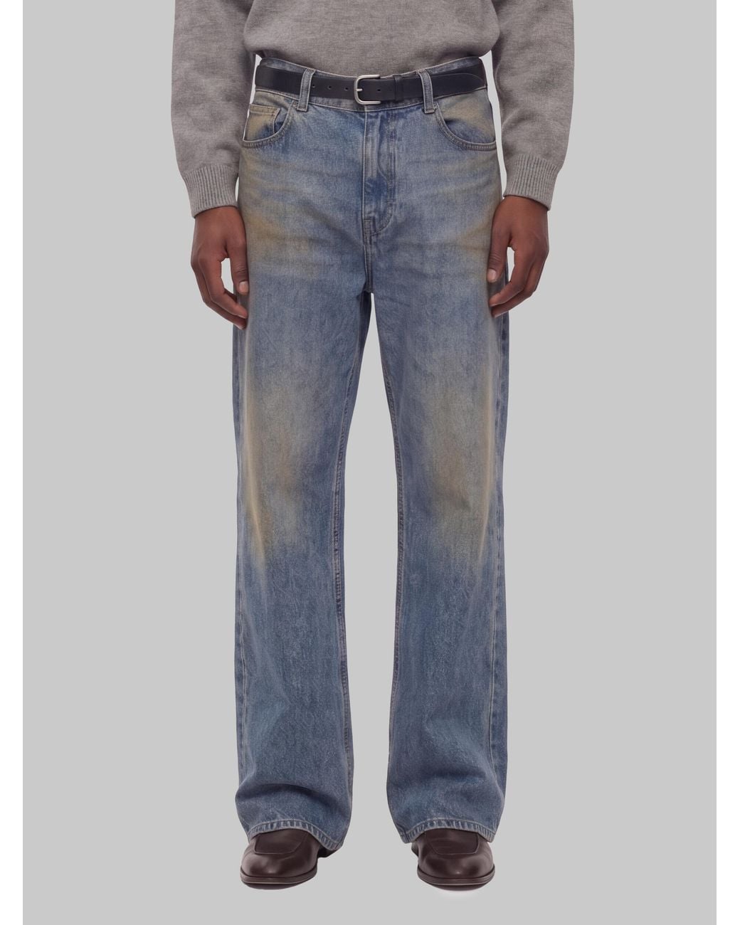Willy Chavarria Blue Flared Denim Jeans for men