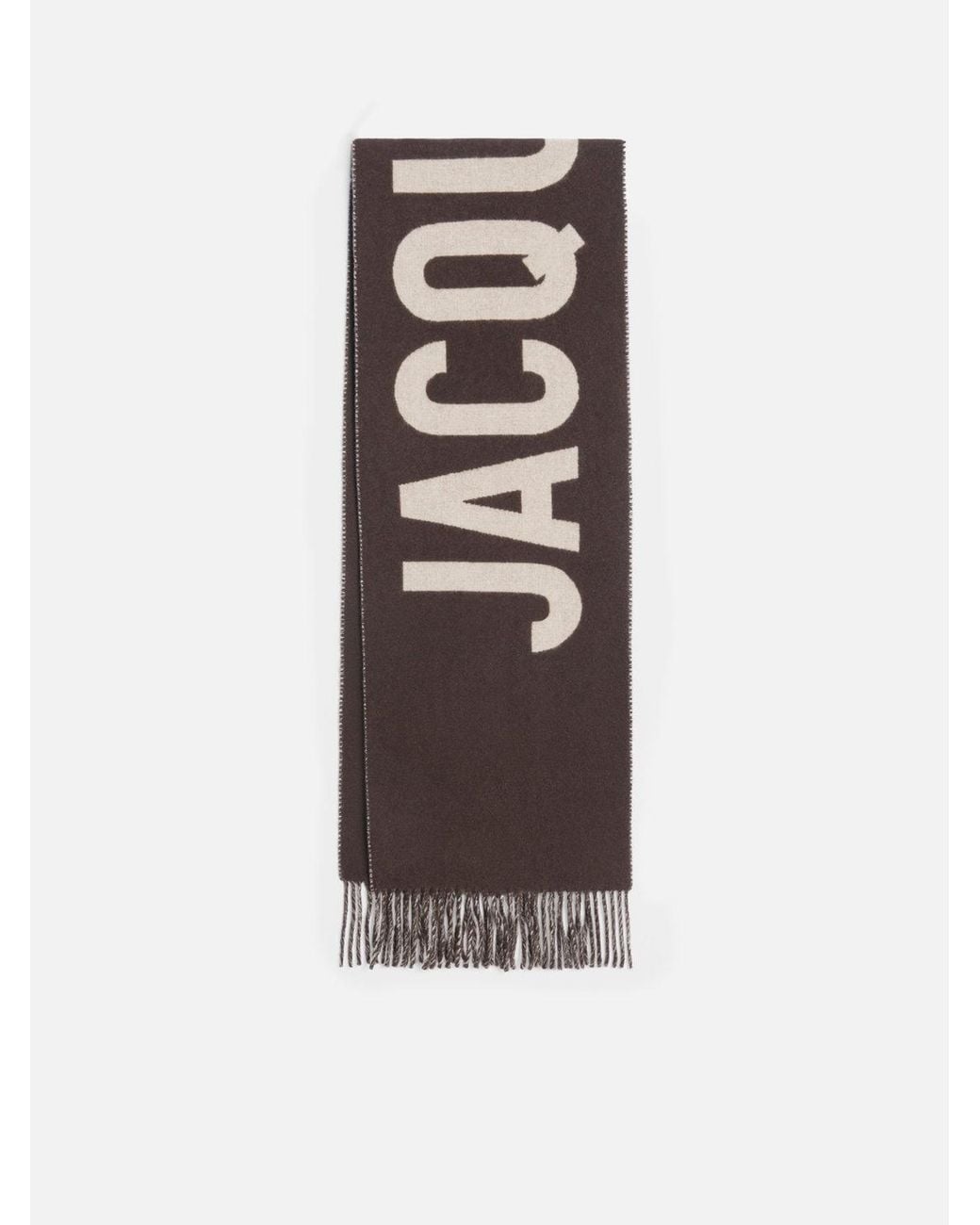 Jacquemus White Mini L'Echarpe Scarf for men