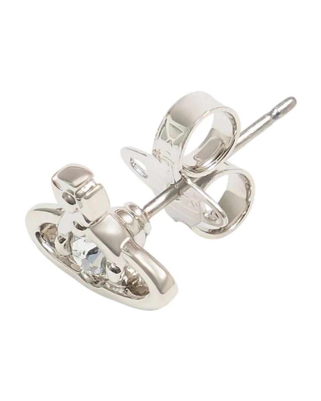Vivienne Westwood Metallic Nano Solitaire Earring