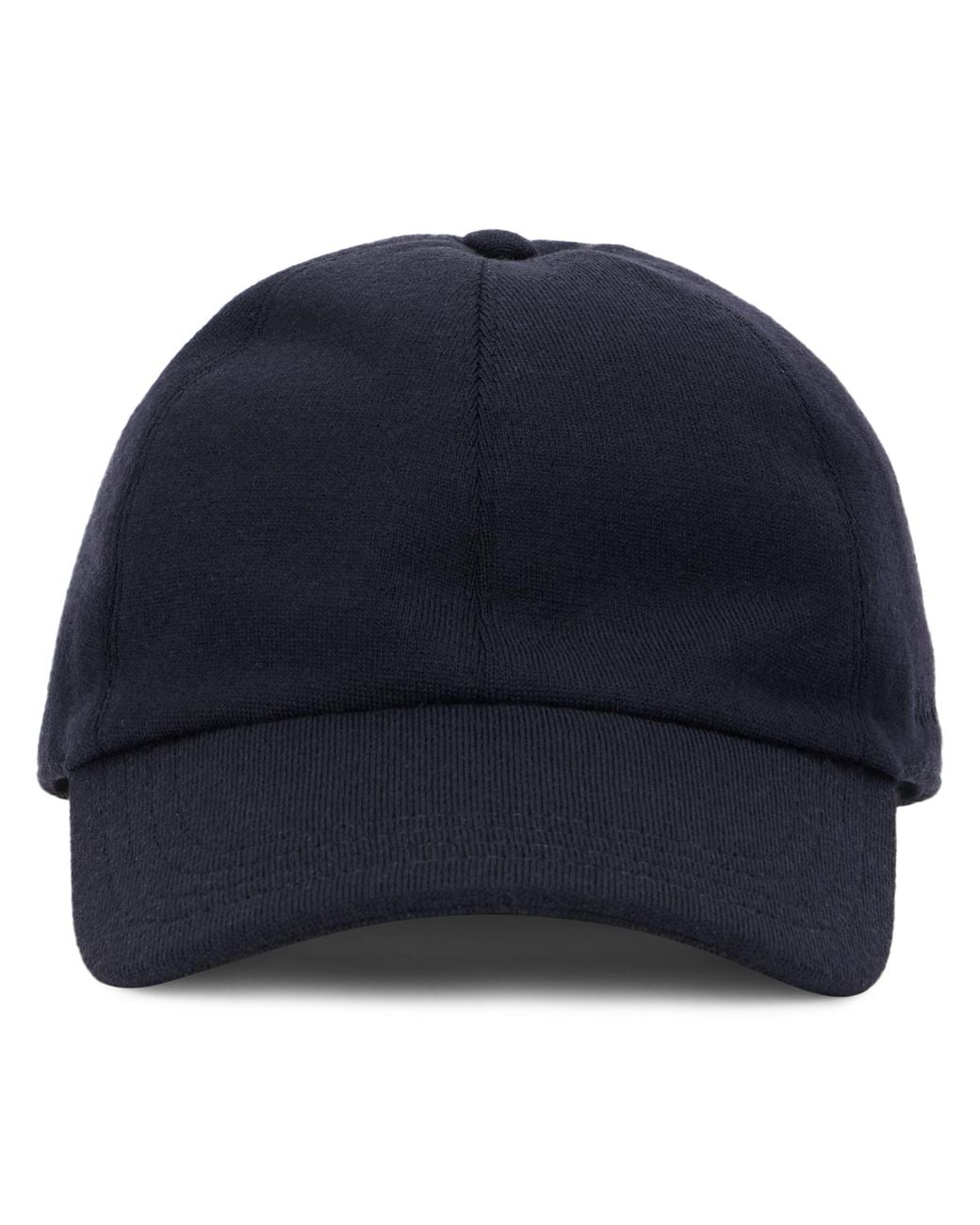 Slowear Blue Wool Baseball Cap Virgin Hat for men