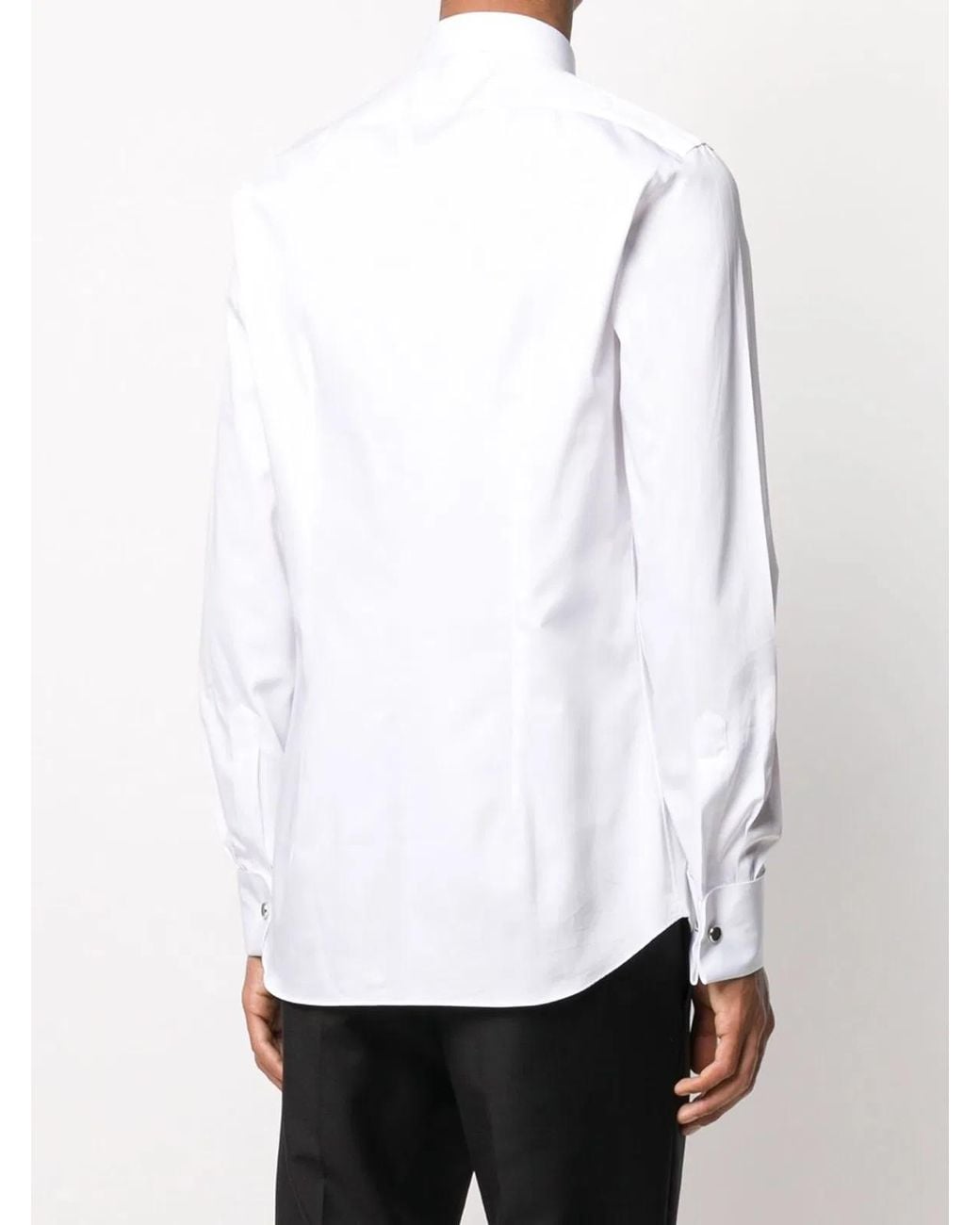 Xacus White Crisp Cotton Shirts for men
