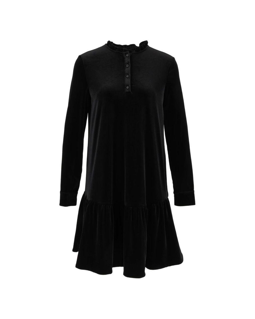 Emporio Armani Black Chenille Dress