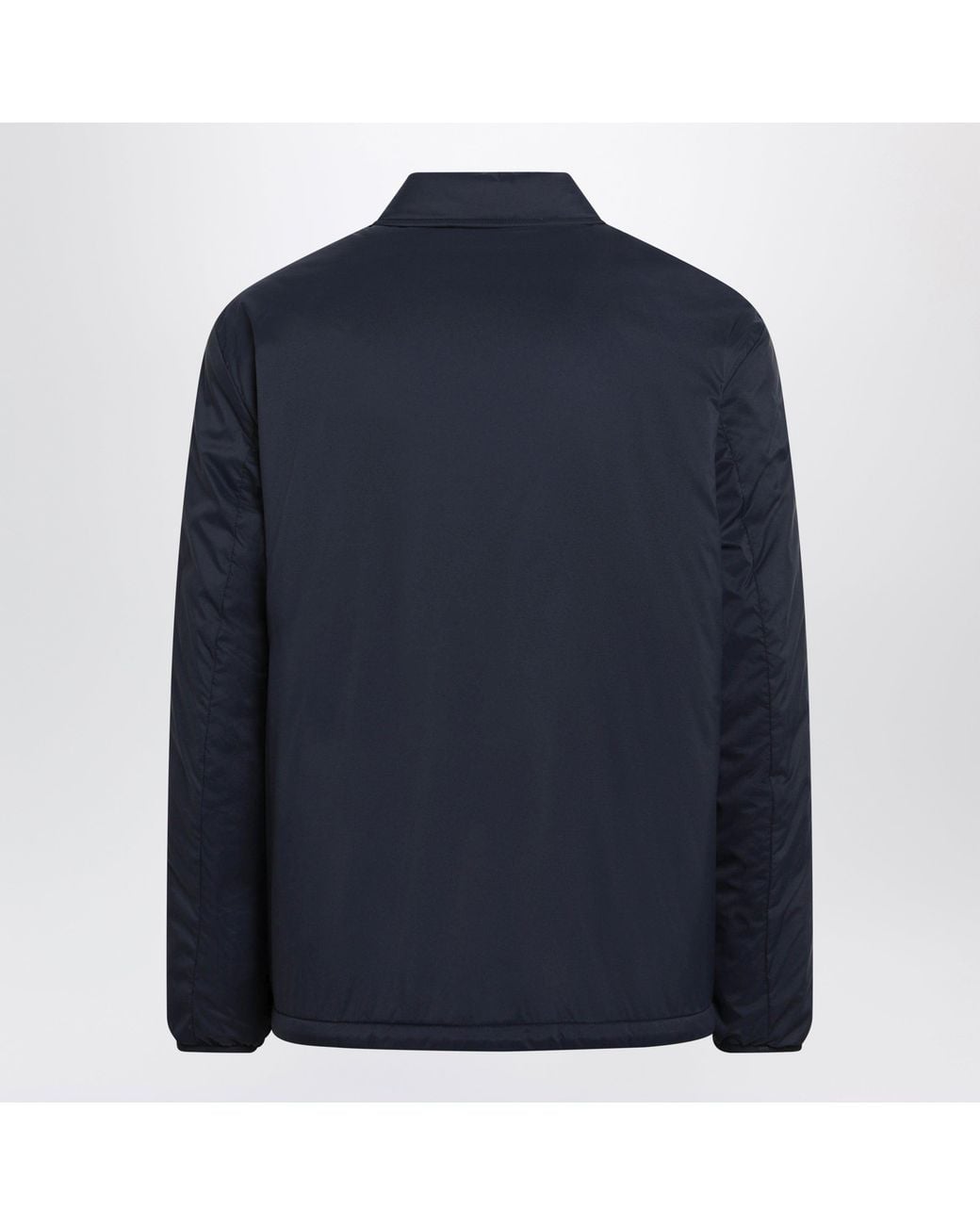Burberry Blue Dalewood Nylon Shirt Jacket With House Check Under-Collar for men