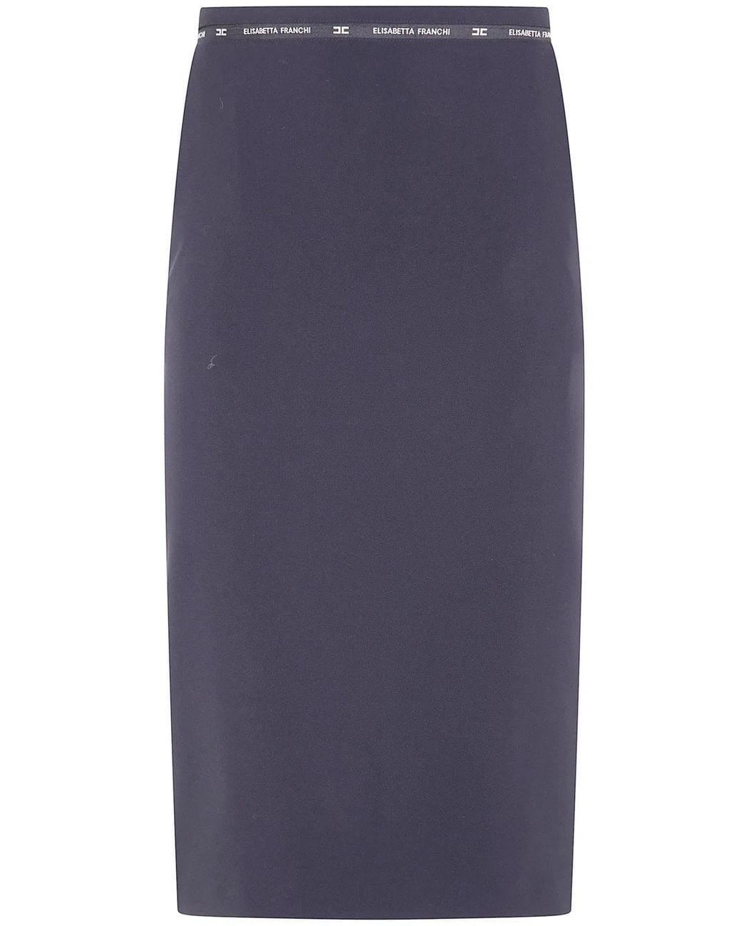 Elisabetta Franchi Blue Pencil Skirt