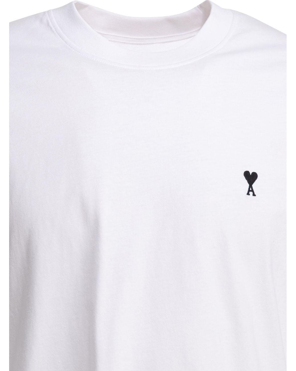 AMI White Ami De Coeur T-Shirt for men