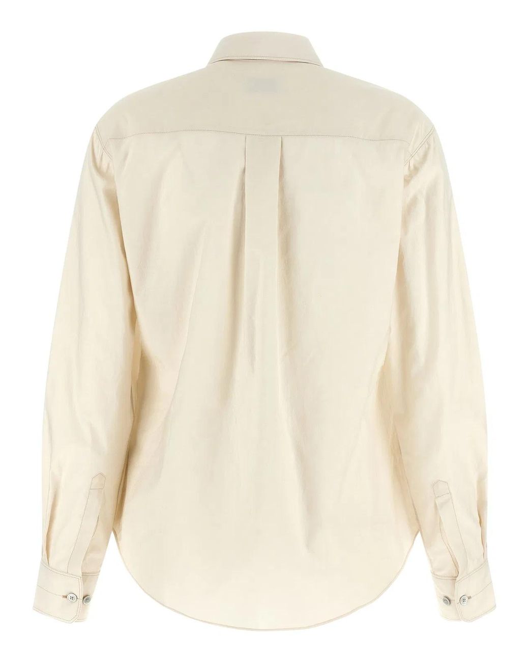 Lemaire Natural Pointed Collar Shirt