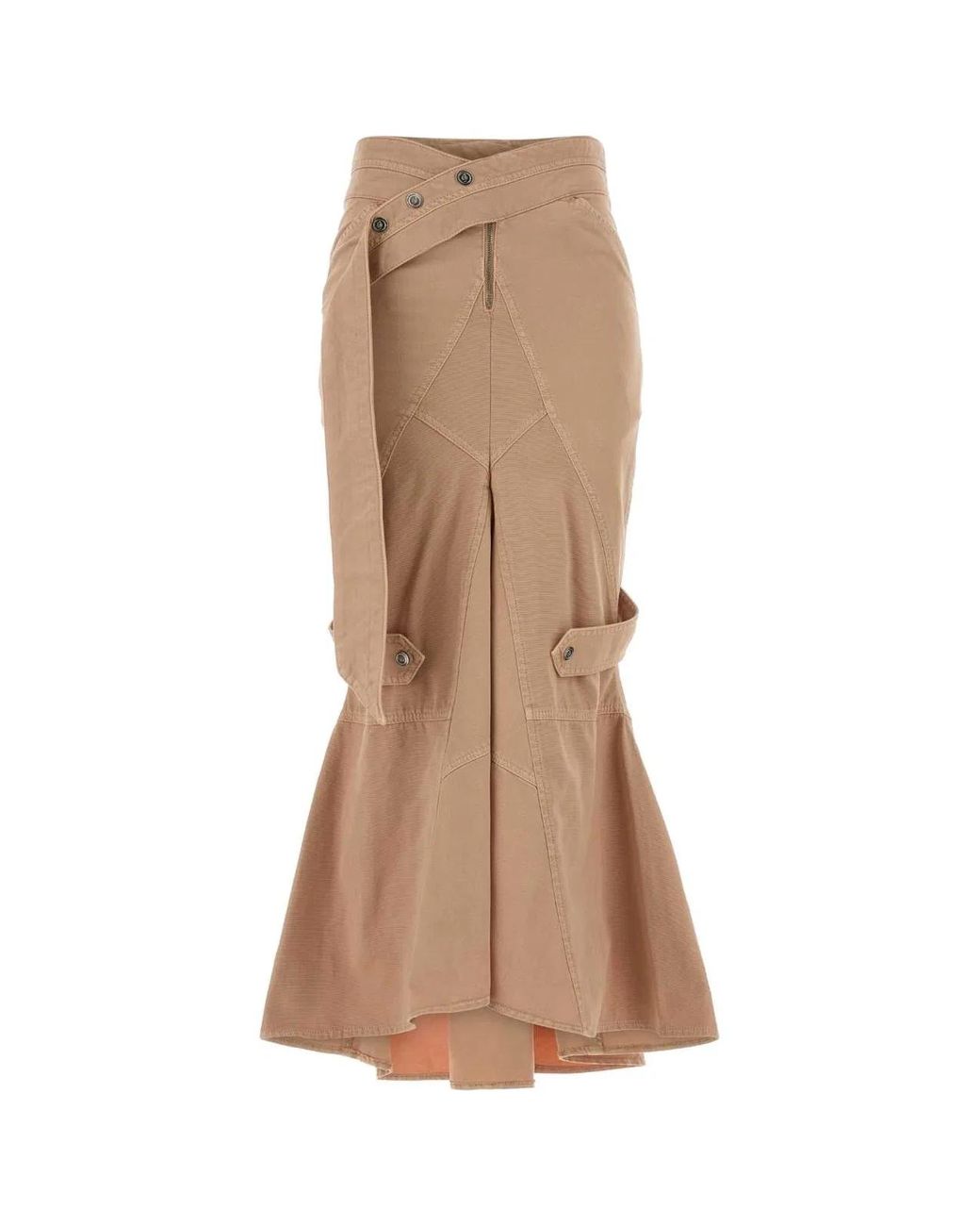 Blumarine Natural Light Pink Denim Skirt