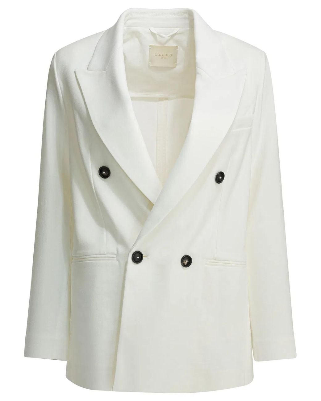 Circolo 1901 White Cotton Jacket