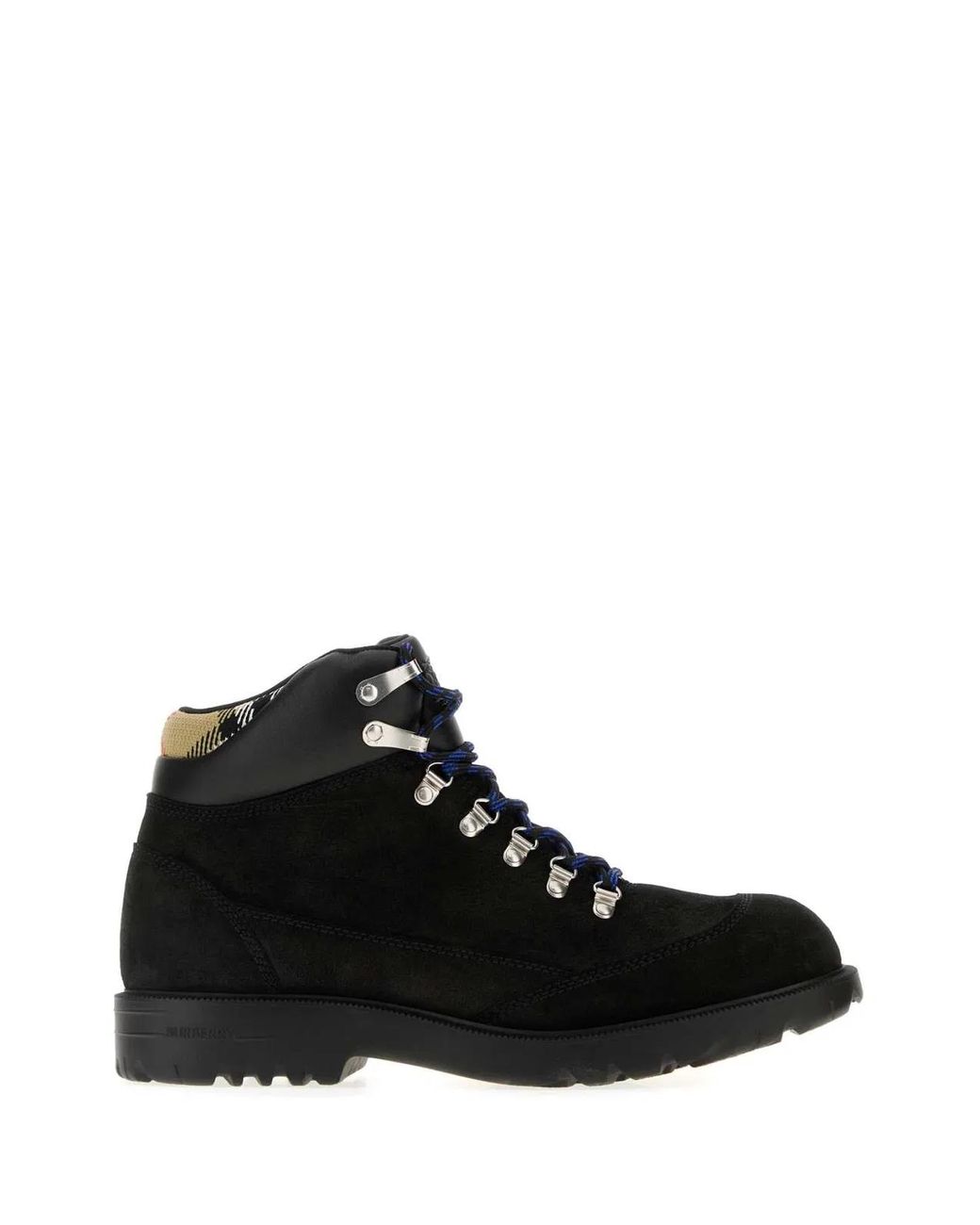 Burberry Black Suede Moor Ankle Boots for men