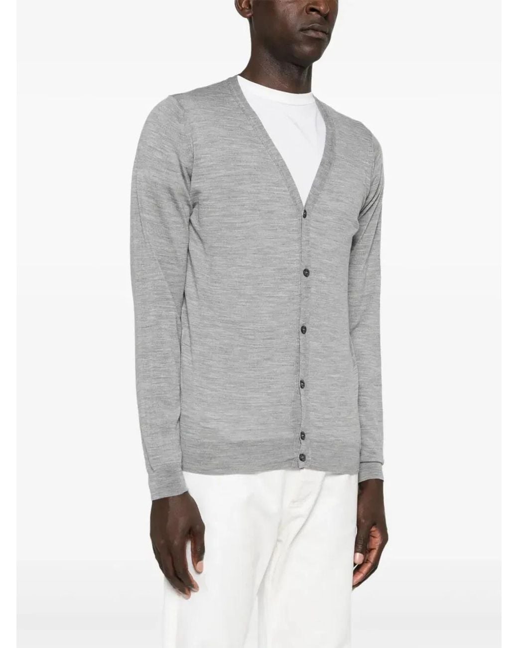 John Smedley Gray "Petworth" Turtle Neck for men