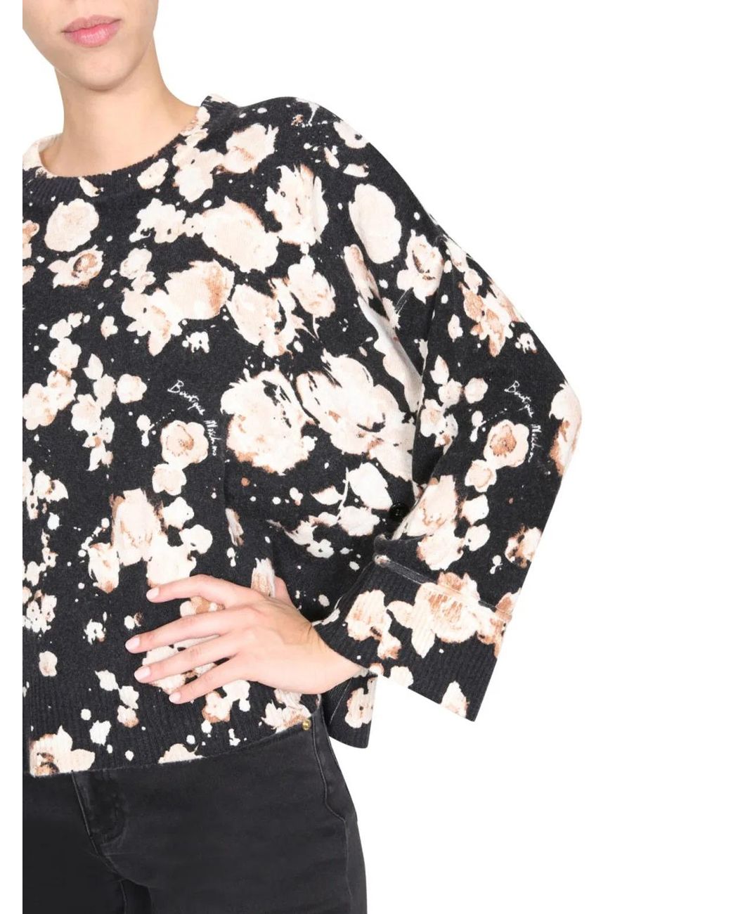 Boutique Moschino Black Crew Neck Sweater